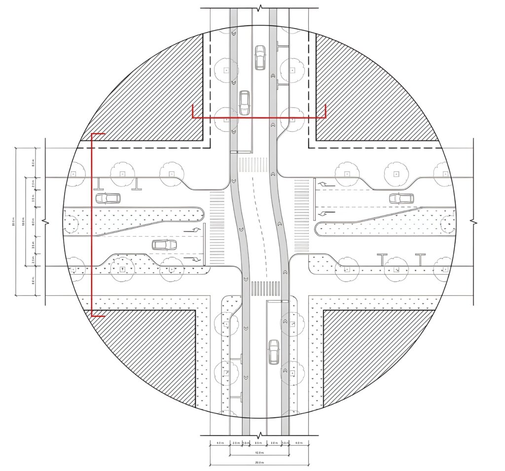 Streetscape Intersection