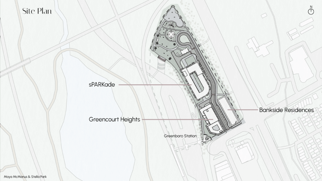 Site Plan of Proposed Greenboro Station Development