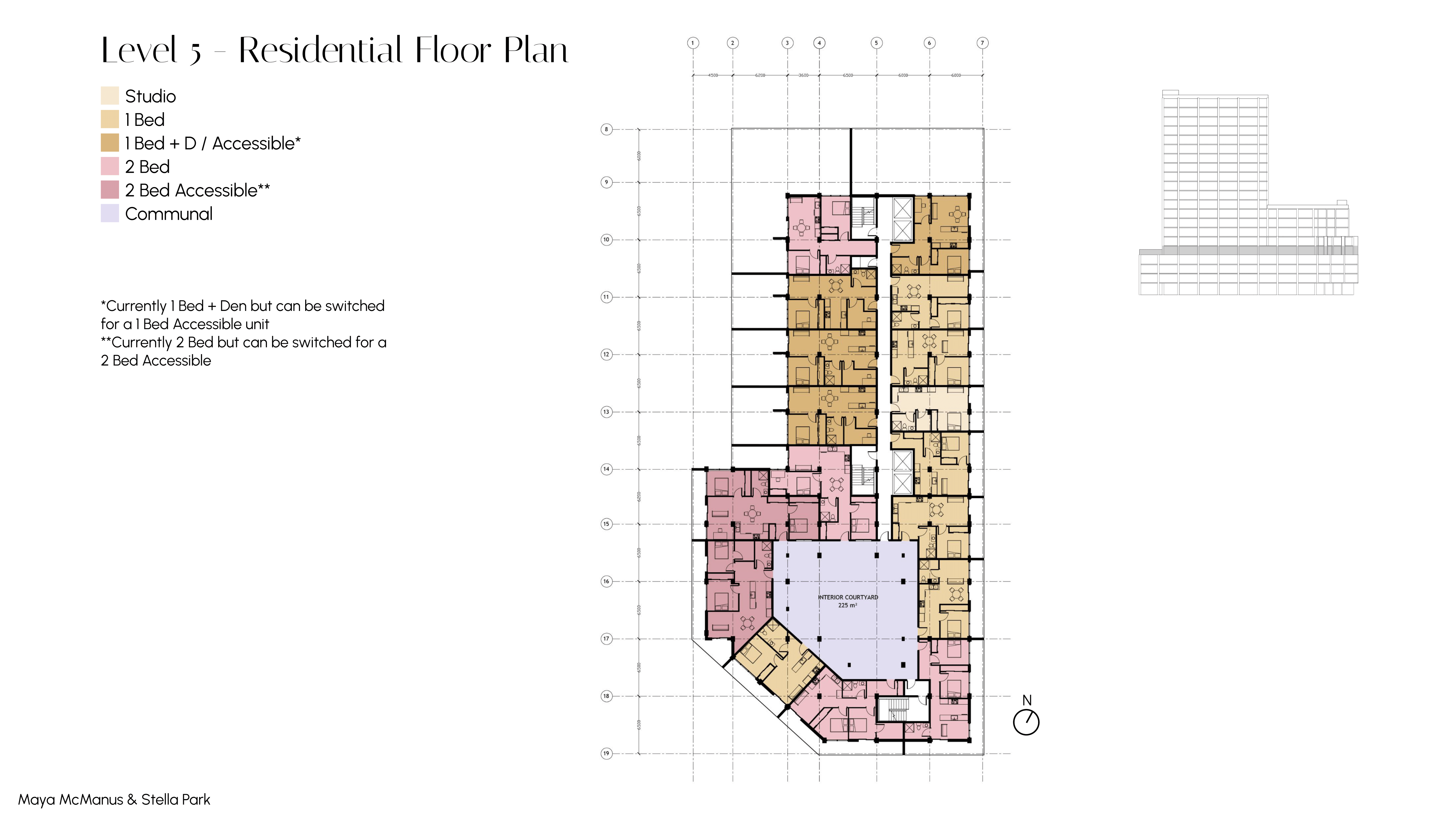 Level 5-9 Floor Plans