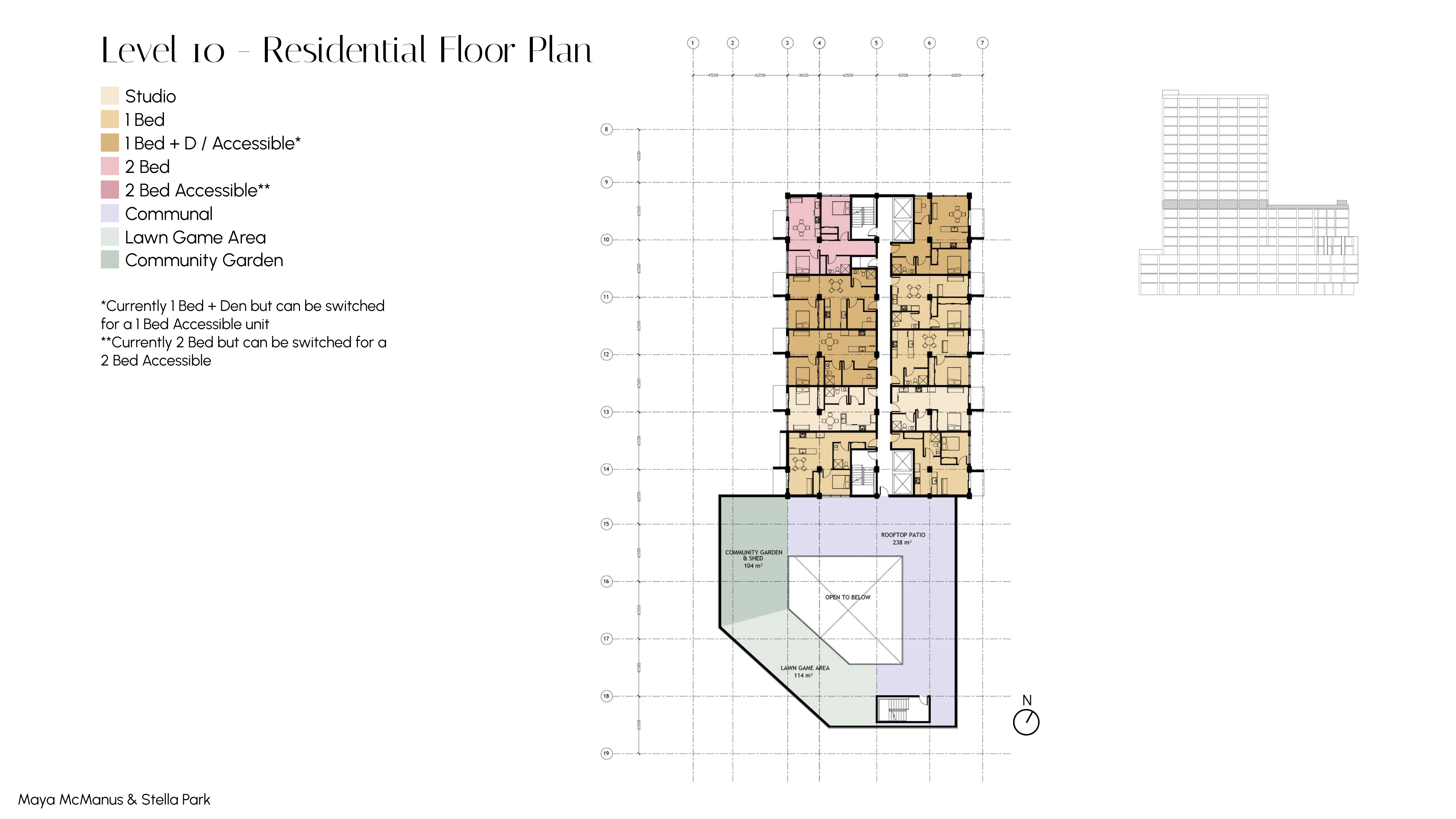 Level 10-21 Floor Plans