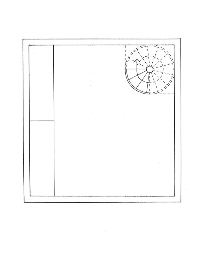 Top Level Floor Plan of the Art House