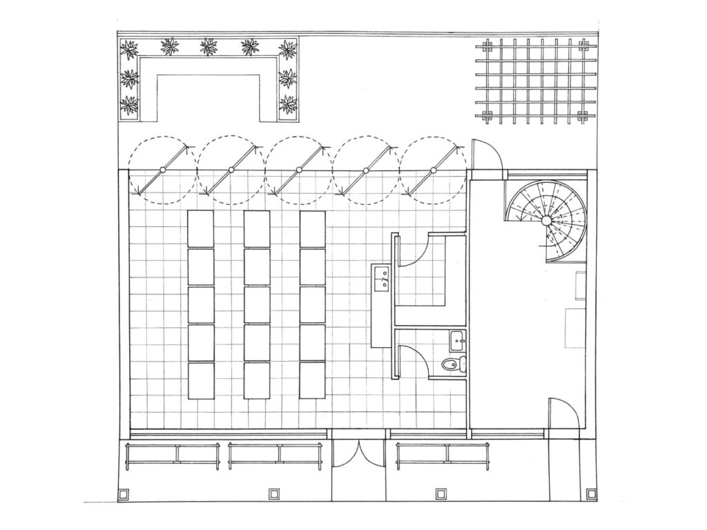 Main Level Floor Plan of the Art House